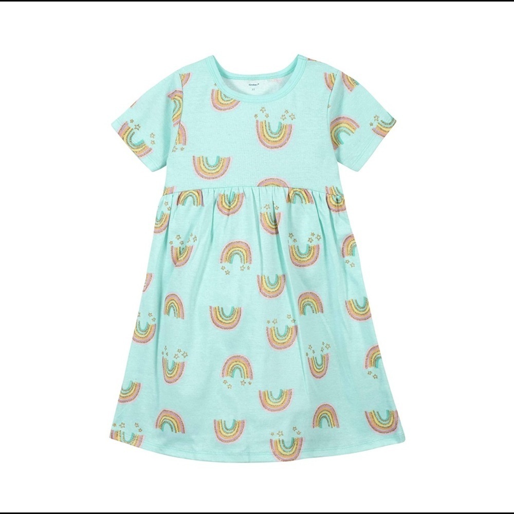 Gerber rainbow dress with bloomers 18m